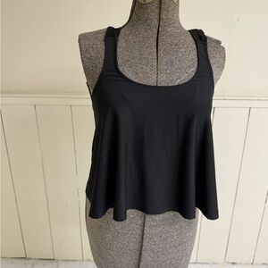 UO Kimchi Blue Black Bow Crop Top